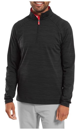 FootJoy Wave Jacquard Chill-Out men's sweatshirt, black