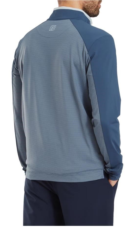 FootJoy TempoSeries Mixed Texture Chill-Out men's sweatshirt, dark denim