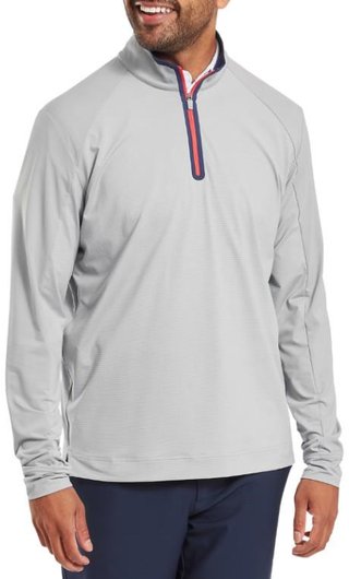 FootJoy TempoSeries Mixed Texture Chill-Out men's sweatshirt, grey
