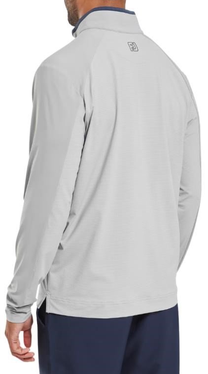 FootJoy TempoSeries Mixed Texture Chill-Out men's sweatshirt, grey