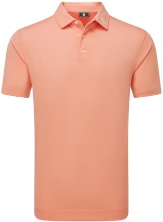 FootJoy Stretch Pique Solid men's polo, papaya