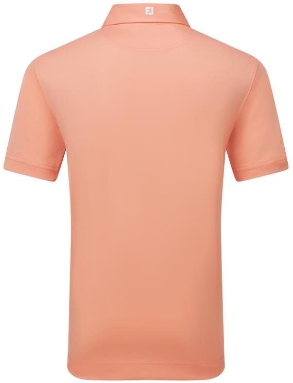 FootJoy Stretch Pique Solid men's polo, papaya