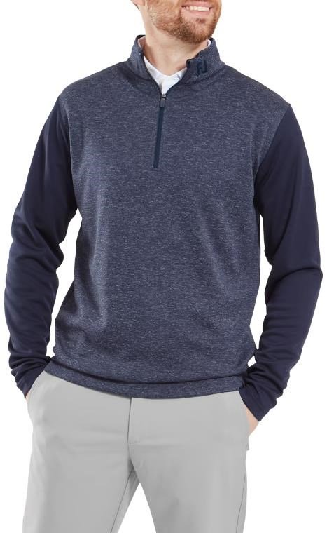 FootJoy Tonal Heather Chill-Out men's sweatshirt, navy