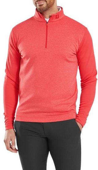 FootJoy Tonal Heather Chill-Out men's sweatshirt, hibiscus