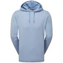 FootJoy Lightweight Hoodie men's sweatshirt, heather blue jay