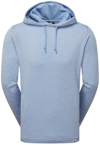 FootJoy Lightweight Hoodie men's sweatshirt, heather blue jay