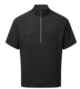 FootJoy Zephyr Short Sleeve Windshirt men's jacket, black