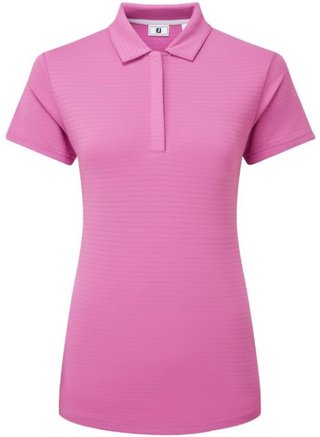 FootJoy Jacquard SS women's polo, berry