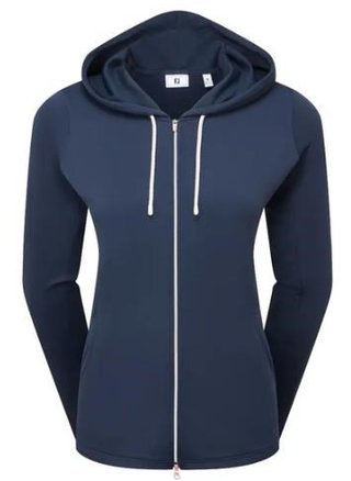 FootJoy Full-Zip Double Knit ladies hoodie, navy
