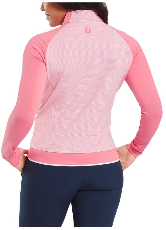 FootJoy 1/4-Zip Midlayer women's sweatshirt, pink lemonade