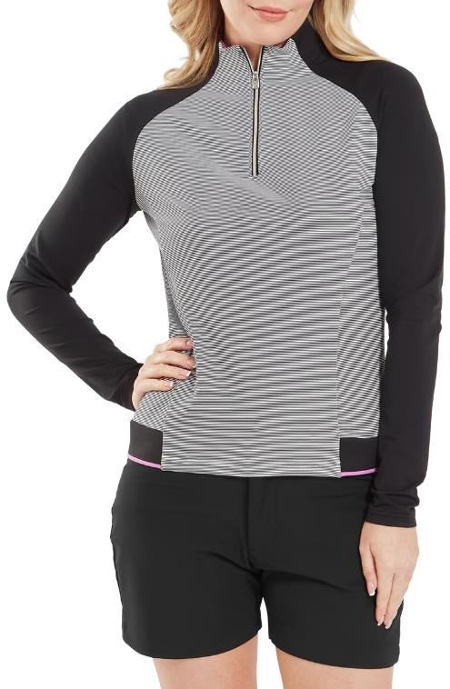 FootJoy 1/4-Zip Midlayer ladies sweatshirt, black