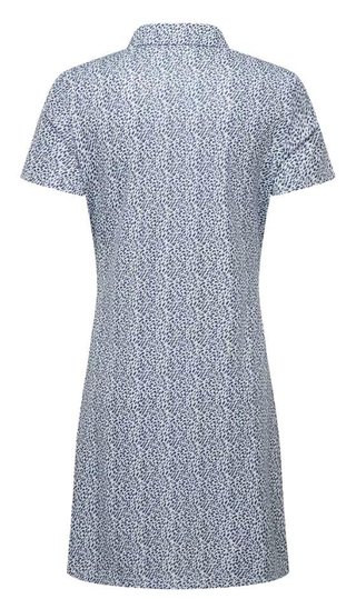 FootJoy Animal Print women's dress, white/skyway/navy
