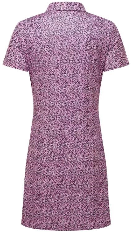 FootJoy Animal Print women's dress, white/berry/black