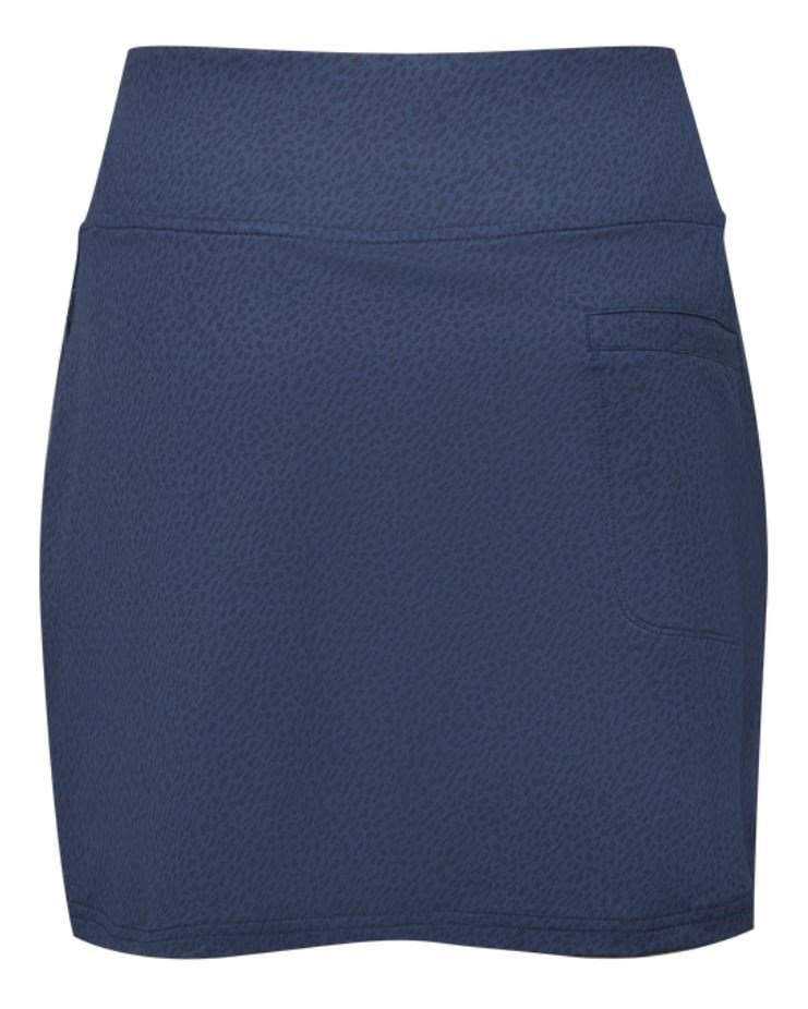 FootJoy Aerial Performance Knit women's skort, navy animal print