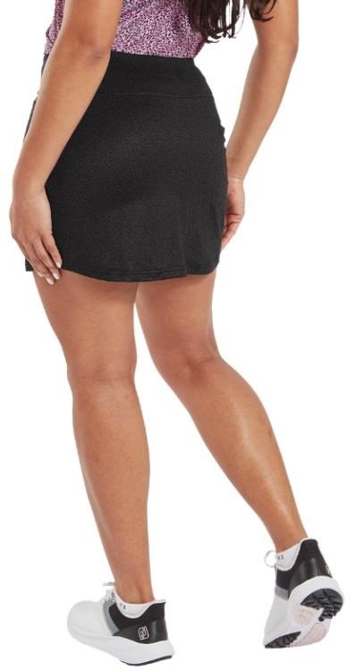 FootJoy Aerial Performance Knit women's skort, black animal print
