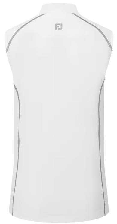 FootJoy TempoSeries Full-Zip women's vest, white/silver
