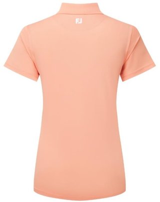 FootJoy Stretch Pique Solid women's polo, papaya