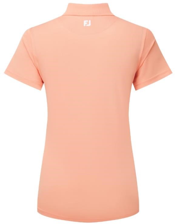 FootJoy Stretch Pique Solid women's polo, papaya