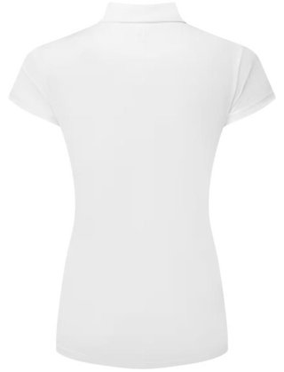 FootJoy Cap Sleeve Lisle women's polo, white