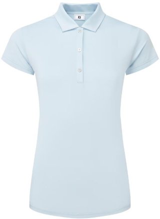 FootJoy Cap Sleeve Lisle women's polo, skyway