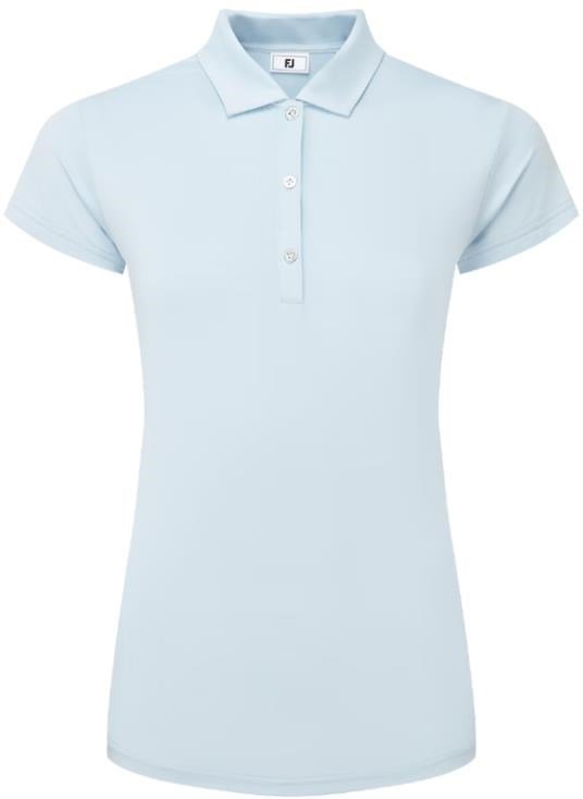 FootJoy Cap Sleeve Lisle women's polo, skyway