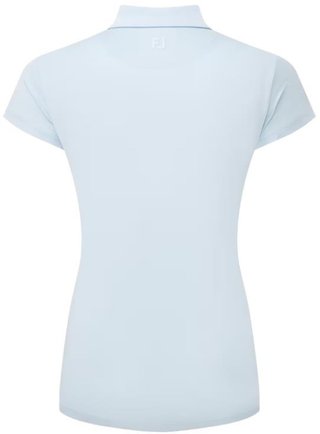FootJoy Cap Sleeve Lisle women's polo, skyway