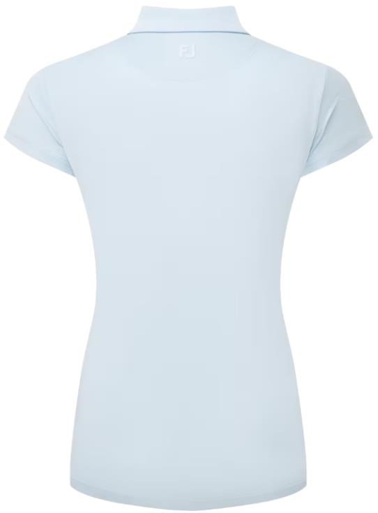 FootJoy Cap Sleeve Lisle women's polo, skyway