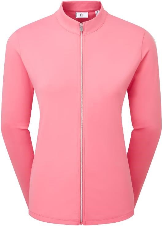 FootJoy Full-Zip Midlayer women's sweatshirt, pink lemonade