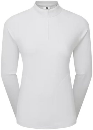 FootJoy Half-Zip Midlayer women's sweatshirt, white