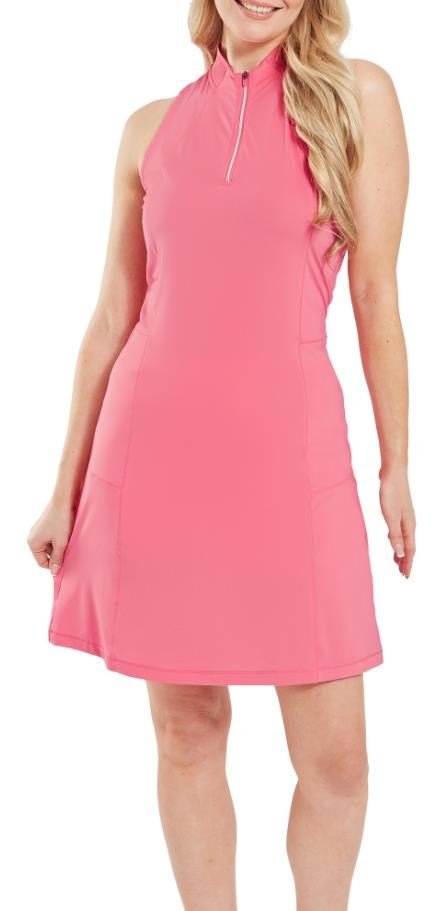 FootJoy 1/4-Zip Sleeveless women's dress, pink lemonade