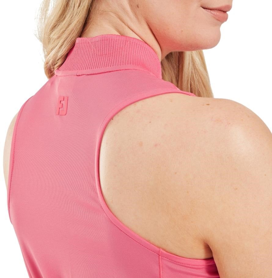 FootJoy 1/4-Zip Sleeveless women's dress, pink lemonade