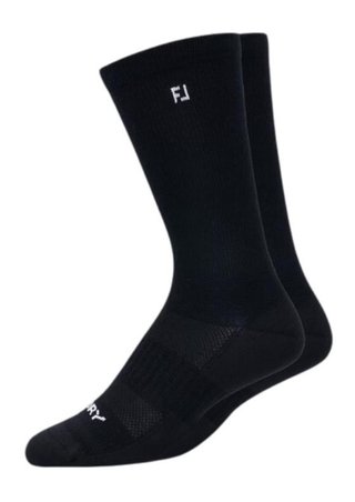 FootJoy ProDry Lightweight Crew mens socks, black, EU 39-46