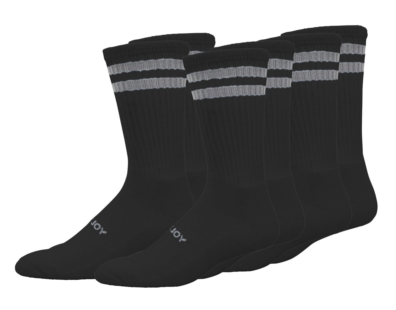 FootJoy Comfortsof Crew men's socks, black, EUR 39-46 (3pairs)