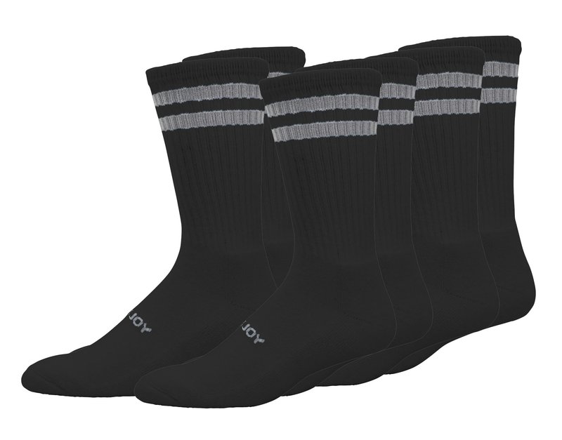 FootJoy Comfortsof Crew men's socks, black, EUR 39-46 (3pairs)
