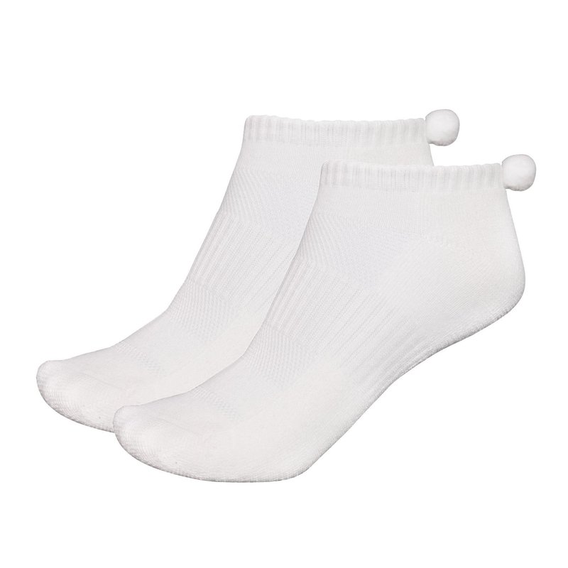 FootJoy ProDry Pom-Pom ladies socks, white