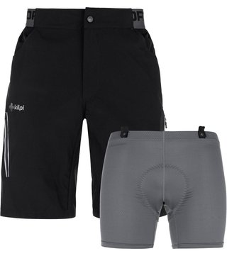 Kilpi Trackeer-M men's cycling shorts, black