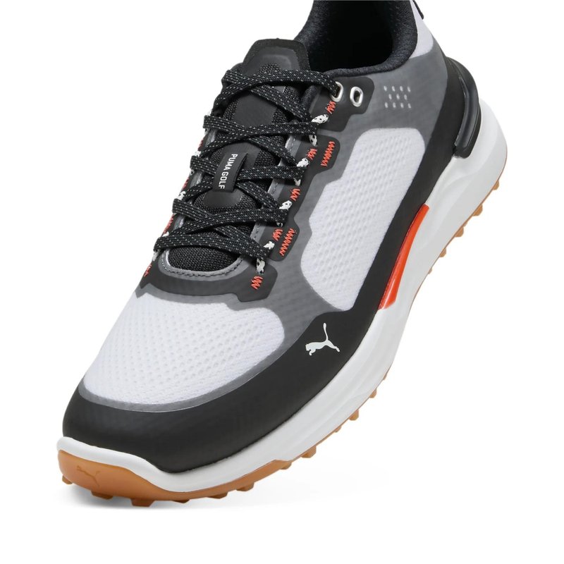 Puma Ignite Elevate X mens golf shoes, white/black