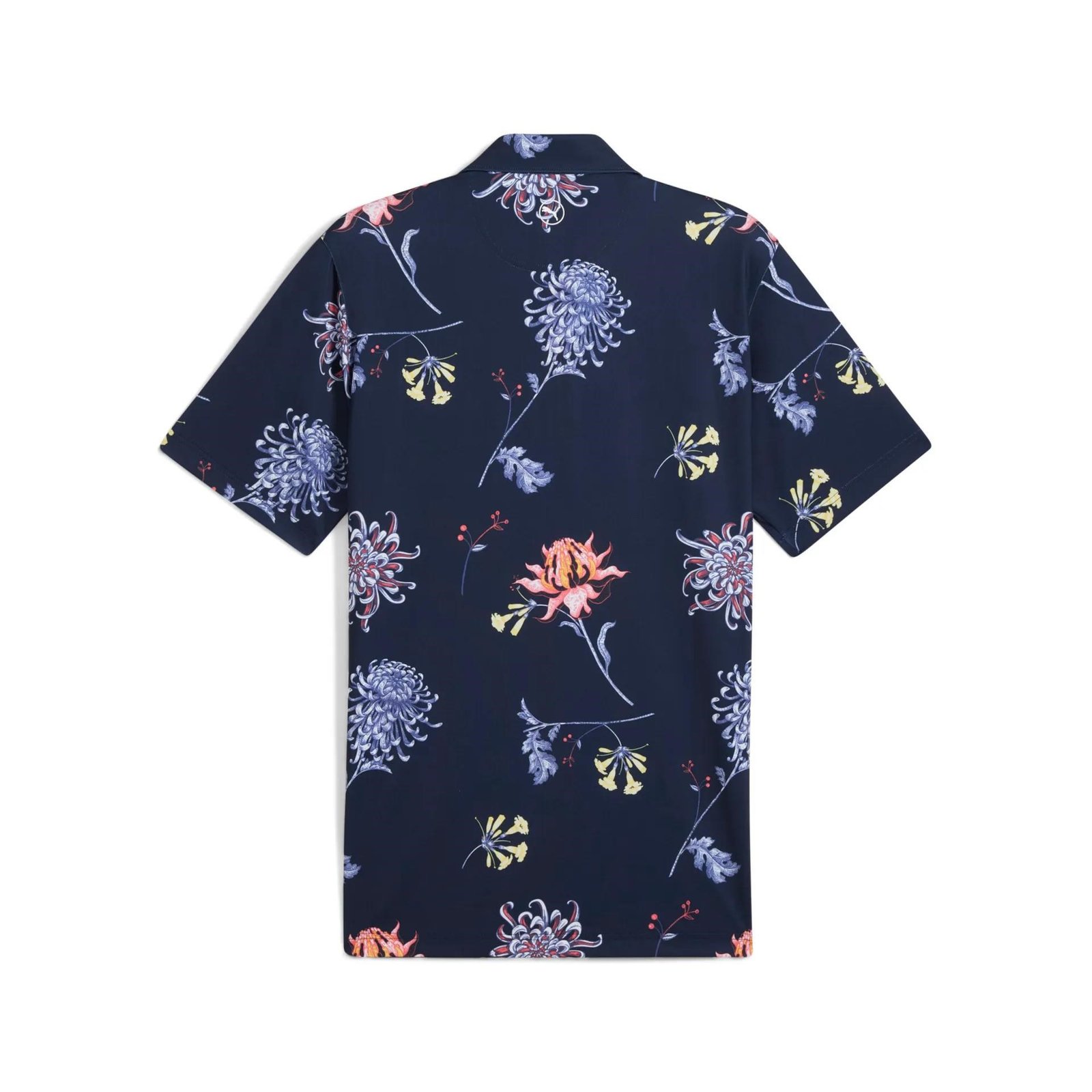 Puma Mattr Dahlia men's polo, deep navy/blue horizon