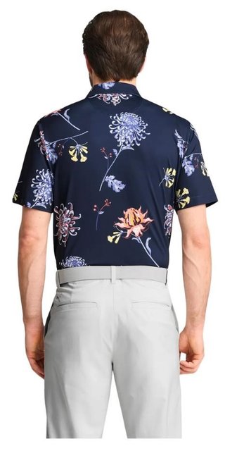 Puma Mattr Dahlia men's polo, deep navy/blue horizon