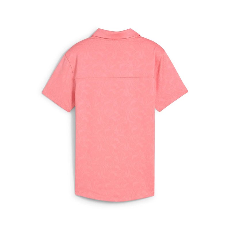 Puma MATTR Lianas Jacquard women's polo, peach frost