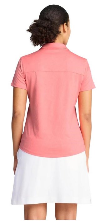 Puma MATTR Lianas Jacquard women's polo, peach frost