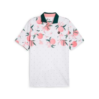 Puma MATTR Freshly Picked men's polo, glow/pink fruit