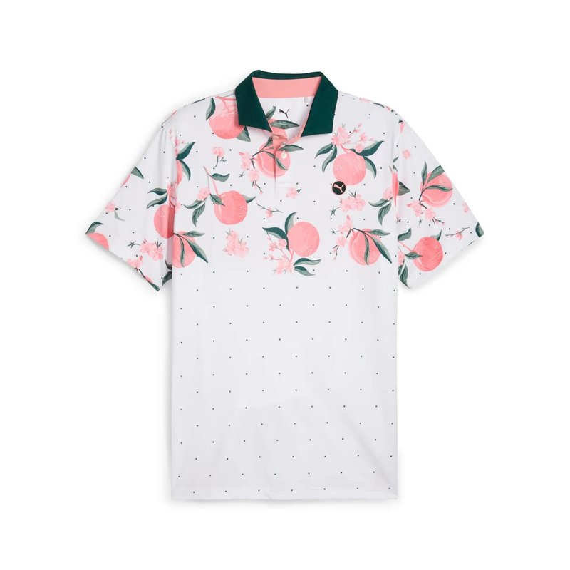 Puma MATTR Freshly Picked men's polo, glow/pink fruit