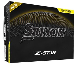 Srixon Z-STAR golf balls, yellow