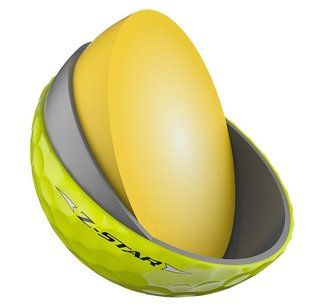 Srixon Z-STAR golf balls, yellow