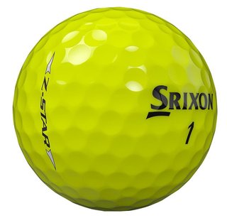 Srixon Z-STAR golf balls, yellow