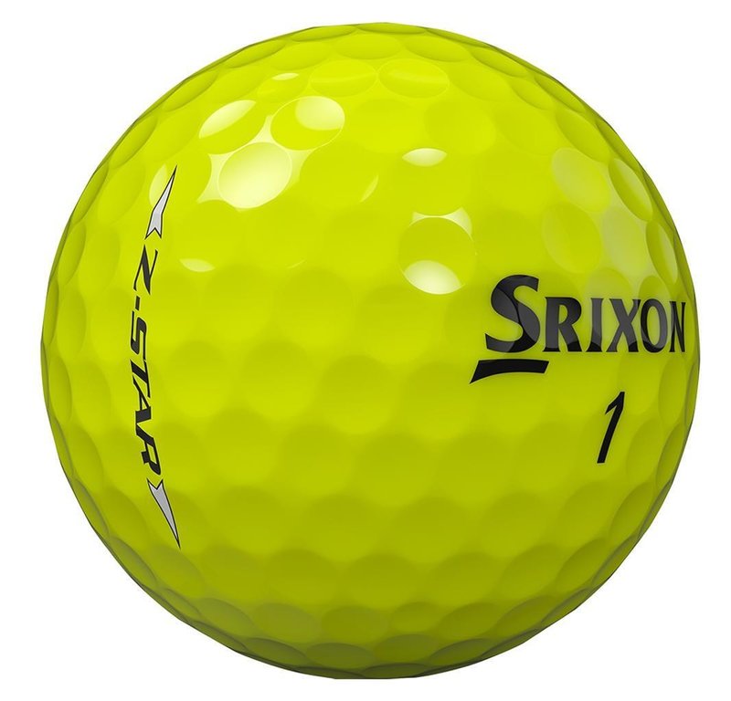 Srixon Z-STAR golf balls, yellow