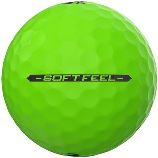 Srixon Soft Feel Brite golf balls, green