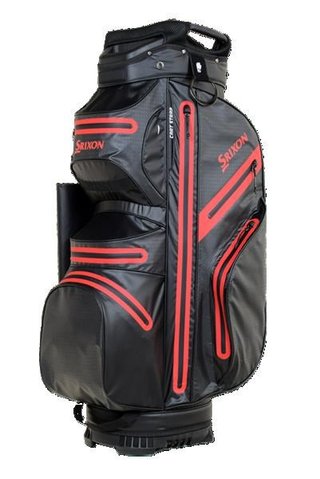 Srixon Waterproof cart bag, black/red