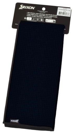 Srixon Tri-Fold MicroFibre Towel, black